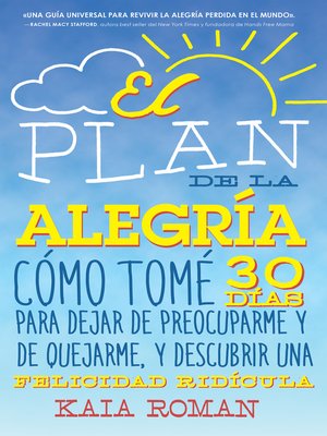 cover image of El plan de la alegria